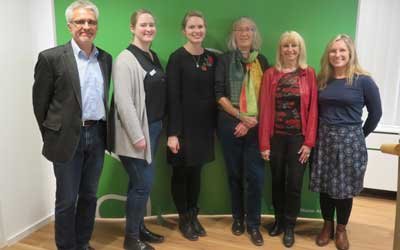 v.l.n.r.: Artur Geis, Martina Brandl-Müller, Sabrina Werth, Susanne Kilian, Barbara Hellenthal, Dr. Iris Mendler (Foto: KJF/Sabrina Sowa)